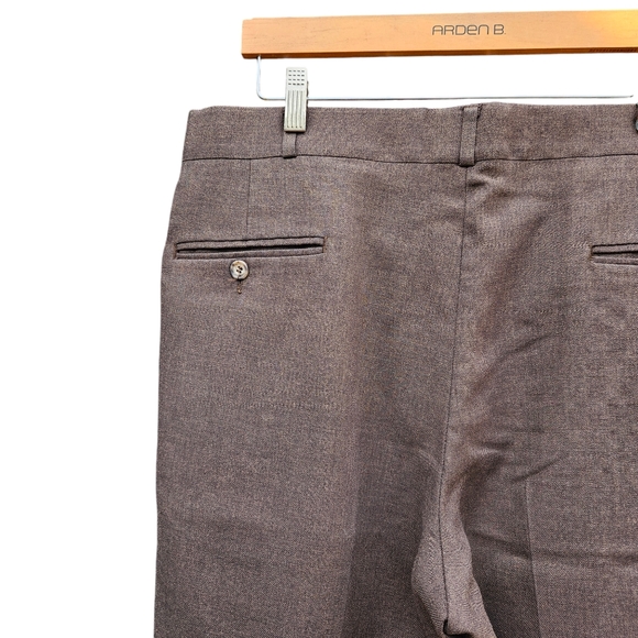 Rainy Day Wools Men's Classic Brown  Dress pants Size 36X32 - Picture 13 of 16